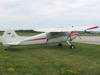 N9160A @ ETB - Tied down at West Bend, WI - by Bob Simmermon