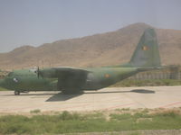 5927 @ OAKB - Romanian Air Force C-130 on Military remp at Kabul - by John J. Boling