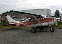 N9572G @ Z41 - 1972 Cessna U206F Stationair, c/n U20601772, Tied down by Lake Hood - by Timothy Aanerud