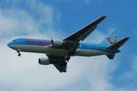 G-BRIF @ EGCC - Thomson - Landing - by David Burrell