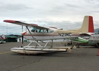 N21MC @ LHD - Tied down by Lake Hood - by Timothy Aanerud