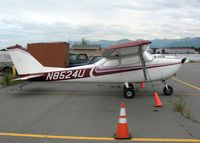 N8524U @ Z41 - 1964 Cessna 172F Skyhawk, c/n 17252424, Tied down by Lake Hood - by Timothy Aanerud