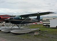 N3422Y @ LHD - Tied down by Lake Hood - by Timothy Aanerud