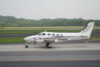 N340AF @ PDK - Taxing to Epps Air Service - by Michael Martin