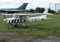 G-BKTV @ EGMC - Cessna F152 - by Terry Fletcher