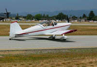 N558RB @ WVI - 1997 Breshears VANS RV-6 from Gooding, ID taxying in @ Watsonville, CA airshow - by Steve Nation