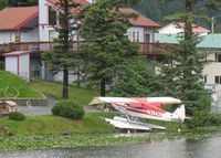 N3642M @ 9Z3 - Moored at Lilly Lake Seaplane Base - by Timothy Aanerud