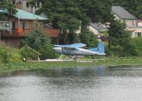 N4580J @ 9Z3 - Moored at Lilly Lake Seaplane Base - by Timothy Aanerud