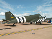 N147DC @ EGVA - Douglas C-47A/Aces High/RIAT Fairford - by Ian Woodcock