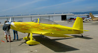 N1415X @ WVI - Bright yellow 1999 Combs VANS RV-8 homebuilt @ Watsonville, CA airshow - by Steve Nation