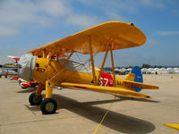 N2457 @ WVI - 1942 Boeing A75N1(PT17) as N2S-4 U.S. Navy/457 @ Watsonville, CA airshow - by Steve Nation