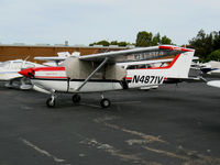 N4871V @ PAO - 1980 Cessna 172RG with cover @ Palo Alto, CA - by Steve Nation