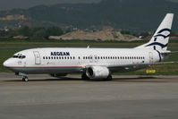 SX-BGJ @ GRZ - Aegean B.737-400 charter from HER - by Stefan Mager