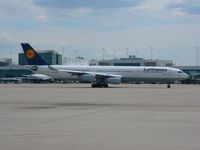D-AIGO @ DEN - Lufthansa A340 departing to MUC. - by Francisco Undiks