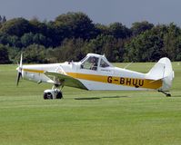G-BHUU @ EGTB - Pawnee on the ground after towing duties - by Terry Fletcher