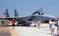 74-0122 @ OSH - F-15A at the EAA Fly In.  This plane was later sent to Israel for spares use and was cannablized to repair Israel's ex-76-1510