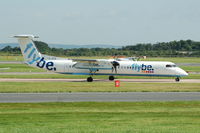 G-JECK @ EGCC - Flybe - Taxiing - by David Burrell