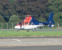 G-BTEU @ EGNJ - AS365N2 helicopter - by Terry Fletcher