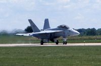 165795 @ DVN - F/A-18F at the Quad Cities Air Show - by Glenn E. Chatfield