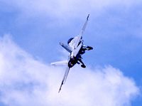 165795 @ DVN - F/A-18F at the Quad Cities Air Show - by Glenn E. Chatfield