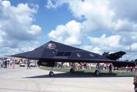 85-0830 @ OSH - F-117A at the EAA Fly In - by Glenn E. Chatfield