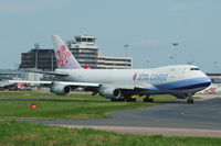 B-18717 @ EGCC - China Airlines Cargo - Taxiing - by David Burrell