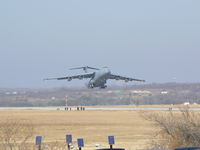 86-0012 @ NFW - Take off from Carswell Field - by Zane Adams
