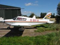 G-BIFB @ EGCF - Pa-28-150 - by Terry Fletcher