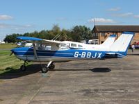 G-BBJX @ EGCF - Cessna F150L - by Terry Fletcher