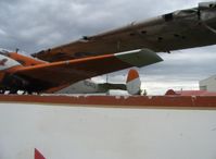 N1047B @ LHD - Beech C18S/UC-45F, two P&W R-985 450 Hp each, at Alaska Aviation Heritage Museum, difficult access this side - by Doug Robertson