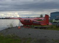 N9414C @ LHD - 1955 Cessna 180 SKYWAGON, Continental O-470 230 Hp upgrade, Tail art - by Doug Robertson