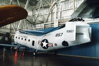 51-15857 @ FFO - CH-21B at the National Museum of the U.S. Air Force