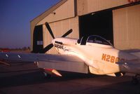 N2869D @ WILL ROGER - I took this photo in 1965 at Catlin Aviation FBO, at Will Rogers World Airport. Chuck Lyford had just landed to buy fuel at about 8:00 PM - by Darrell Crosby
