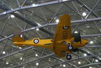 G-AHTW @ EGSU - Oxford hanging in the new IWM hangar at Duxford - by Pete Hughes