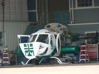 N911MK @ GPM - Heavy Maintainence or Modification Bell 222U - by Zane Adams