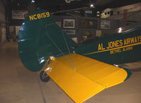 N8159 @ LHD - 1929 Curtiss Wright Travel Air S-6000-B, Wright J.6 300Hp radial, at Alaska Aviation Heritage Museum, tail - by Doug Robertson