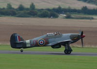 PZ865 @ EGSU - 2. PZ865 at Duxford September Airshow 2009 - by Eric.Fishwick