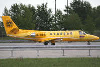 OE-GAA @ LOWW - Ambulance Jet leaving for departure RWY29 - by Wolfgang Kronfuss