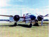 N7705C @ IKK - Me with N7705C, Starboard engine shot, no spare! - by bill baldwin