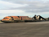 G-AWZR @ EGNV - Airframe used for fire training,now removed from airport. - by Neil Lomax