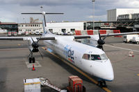 G-JECY @ EGPF - Ready for return departure to Manchester after a short rest at Glasgow. - by Steve Hambleton