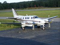 N4471M @ IWI - KingAir at Wiscasset, ME (IWI) - by mcsteph5islands