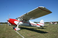 N5393C @ KBEH - Cessna 140A - by Mark Pasqualino