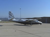 N402AB @ CMA - 1985 Rockwell TURBO COMMANDER 690C, two Airesearch TPE331--5&6 700 shp turboprops - by Doug Robertson