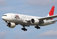 JA711J @ EGLL - JAL 777 - by Kevin Murphy