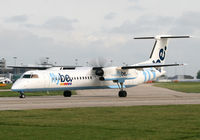 G-JECX @ EGCC - Flybe Dash 8 - by Kevin Murphy