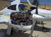 N457TS @ CMA - 2007 Diamond DA-42 TWIN STAR, two Thielert Centurion TAE 125-011.7 turbocharged 135 Hp diesel engines 18/1 compression ratio, FADEC with dual ECUs, MT tri-blade CS full-feathering props - by Doug Robertson