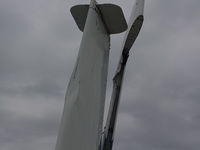 N685NA @ KOPF - N685NA rudder torn from upper hinge - by P Gendron