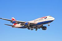 G-BNLW @ CYYZ - British Airlines 747 landing at YYZ Toronto - by Alexandre Brevdo