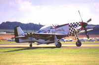 G-HAEC @ EGSU - Taxiing in after his display. - by Robert Roggeman